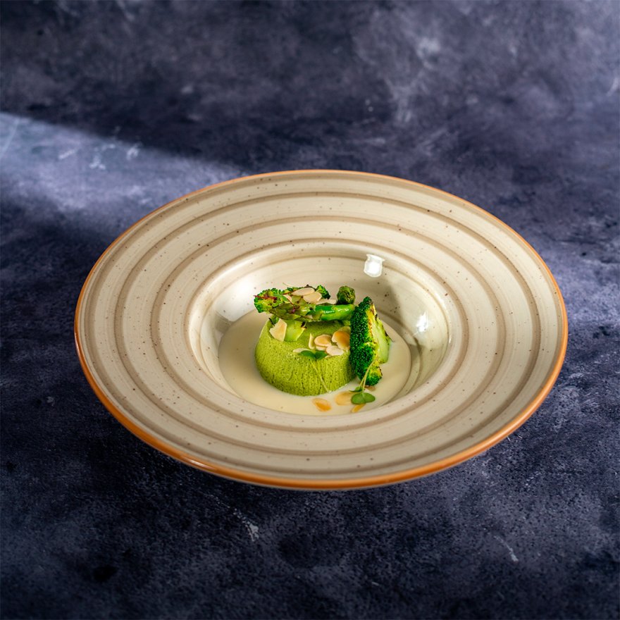 Asparagus flan