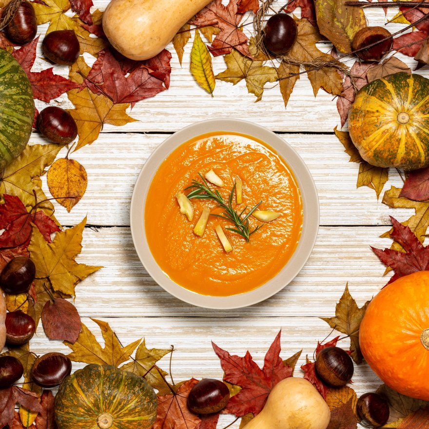 Pumpkin cream soup