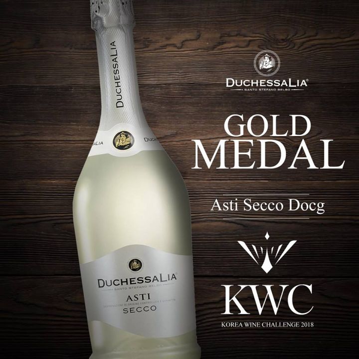 A New Gold Medal To Our Asti Secco Duchessa Lia