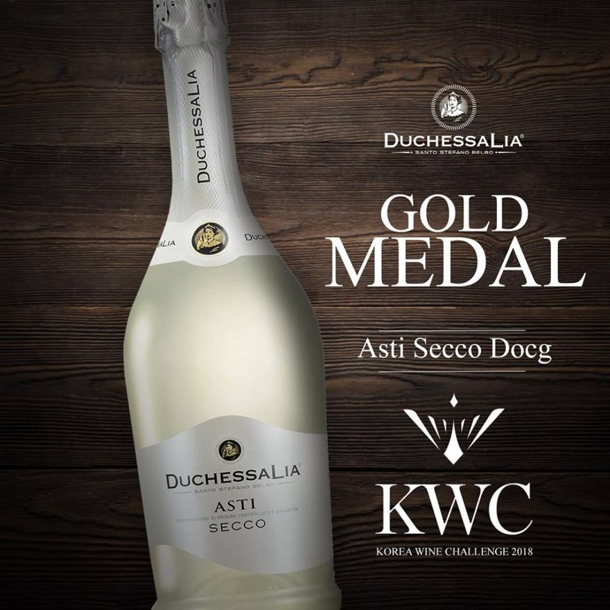 A New Gold Medal To Our Asti Secco Duchessa Lia